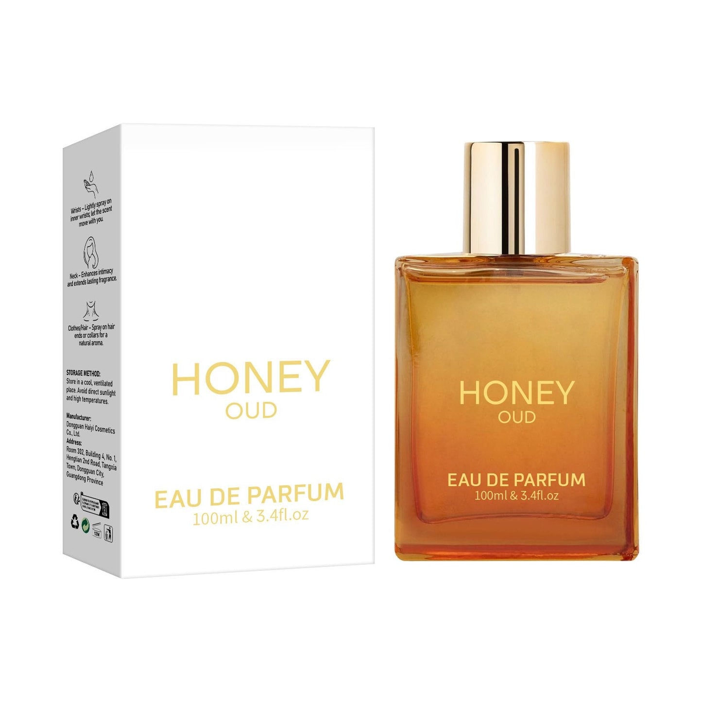 Organic Luxury Honey Oud Unisex Eau De Perfume (100ml)