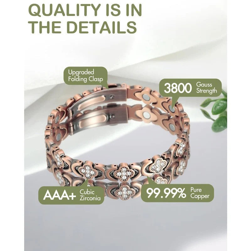 Tiktrove Adjustable Healing Magnetic Bracelet for Women