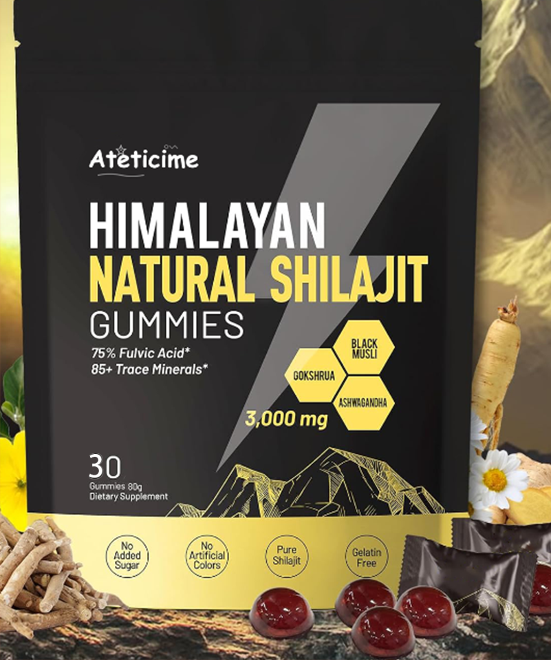 Ateticime Shilajit Gummies(Mixed Packaging Of Old And New)