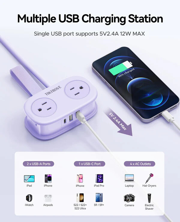 🔥7 in 1 Travel Power Strip