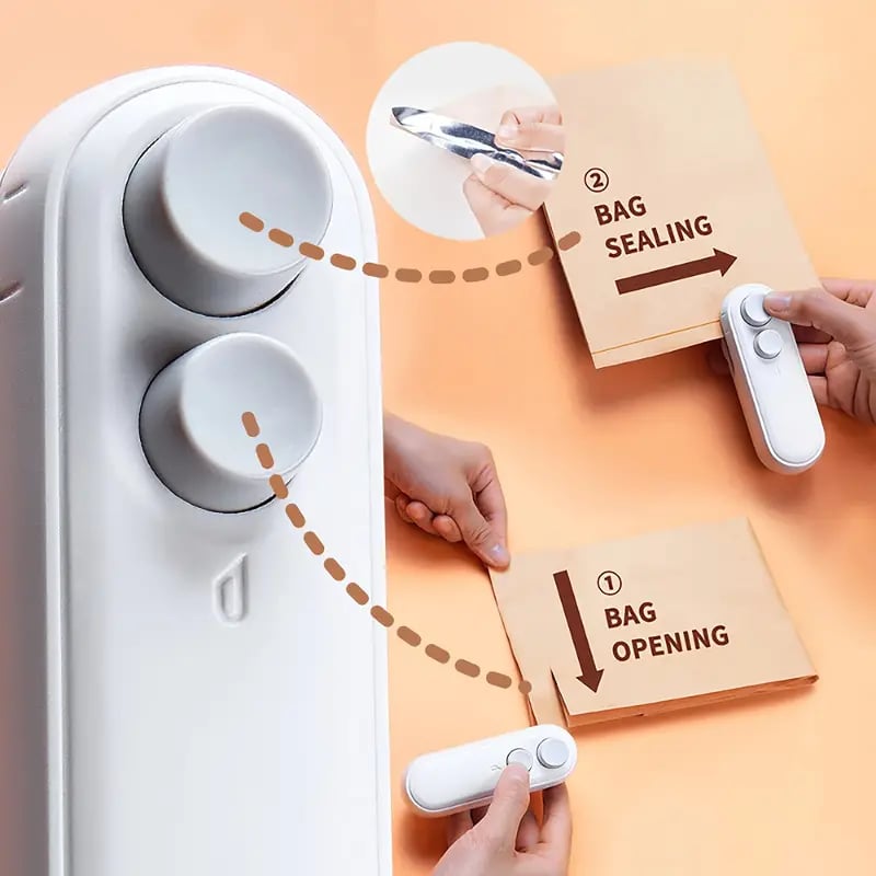 🍽️ Keep Your Food Fresh ✨ Ultimate Home Sealing Machine - For Long-Lasting Freshness & Flavor