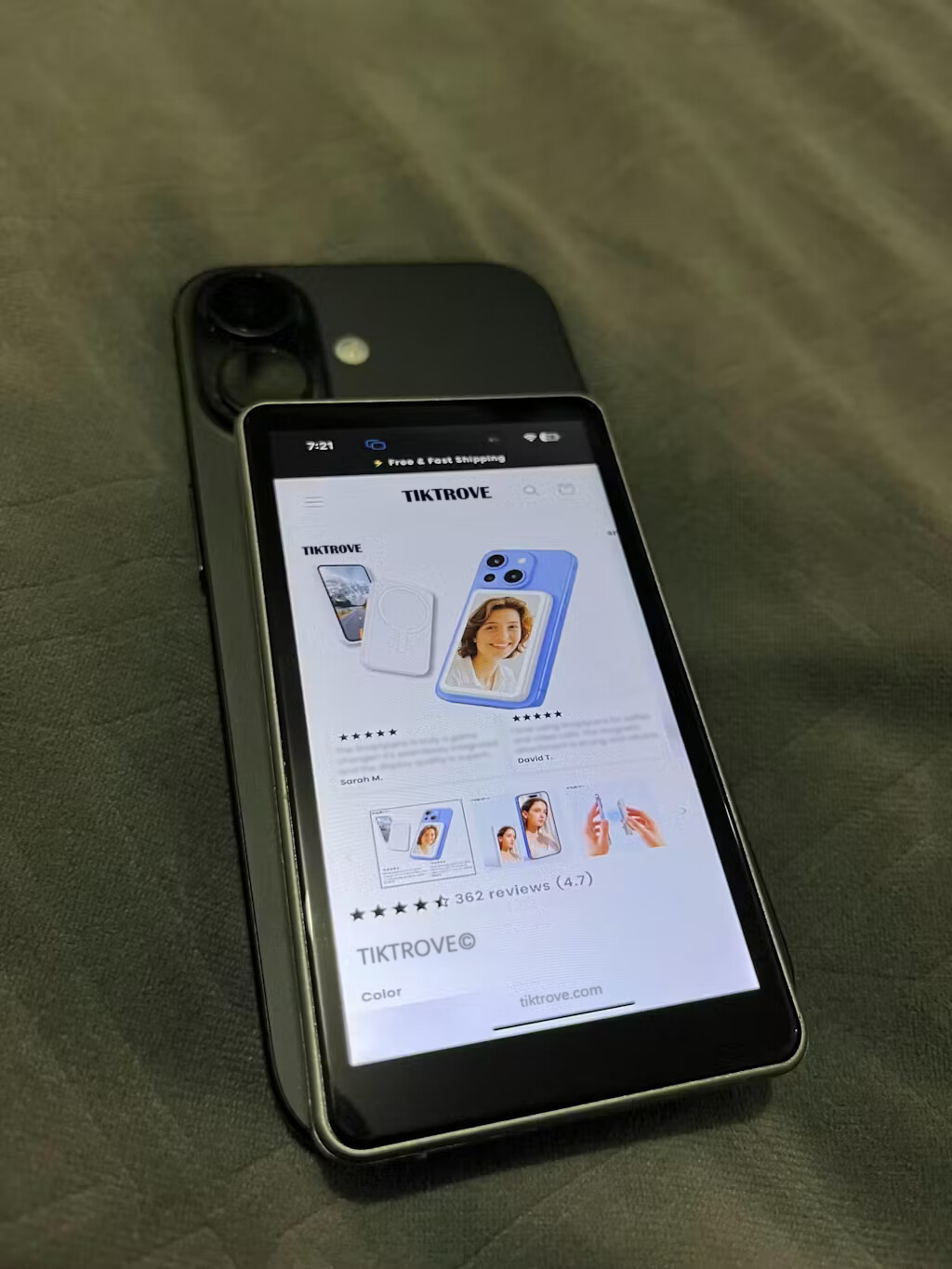 Magnetic Phone Vlog Monitor Screen Display For Selfie