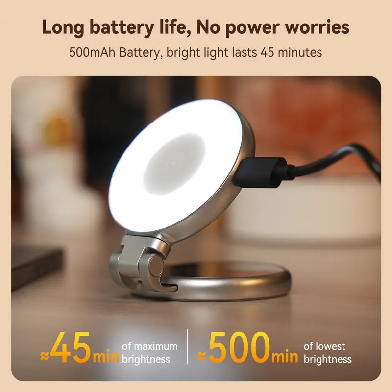 š„ 3-in-1 Magnetic Beauty Selfie Light for Phones