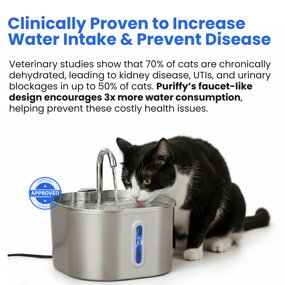Tiktrove Stainless Steel Water Fountain