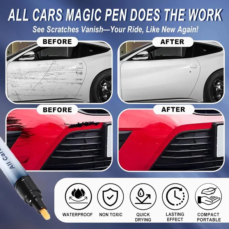 🔥 Magic Car Scratch Removal Pen – Instant Paint Repair & Shine