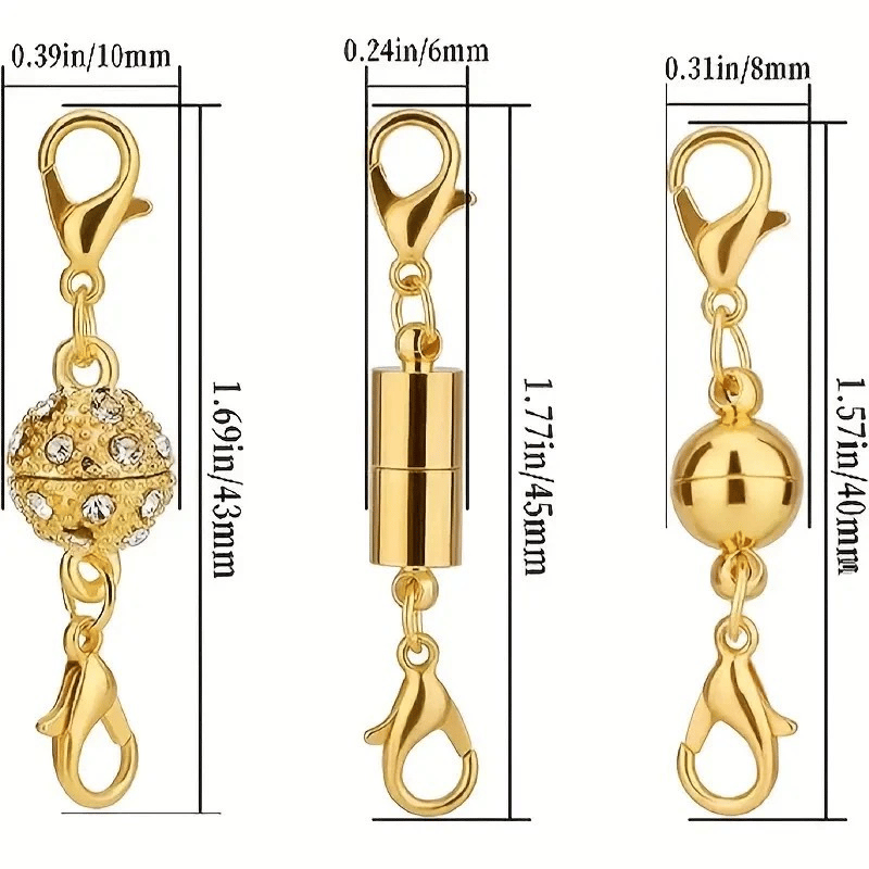 🔥Magnetic Necklace Clasps and Closures 1 Set ( 6 PCS )