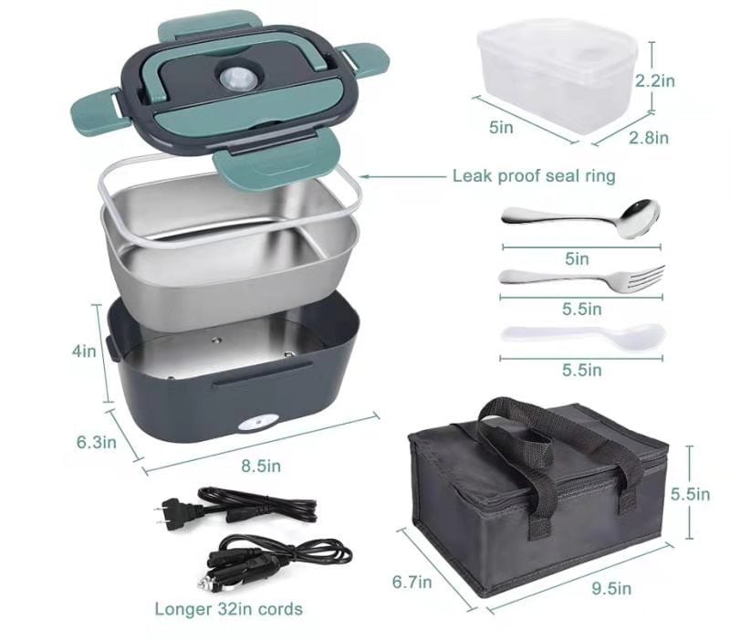 🔥2025 New Arrival🔥2-in-1 electric lunch box