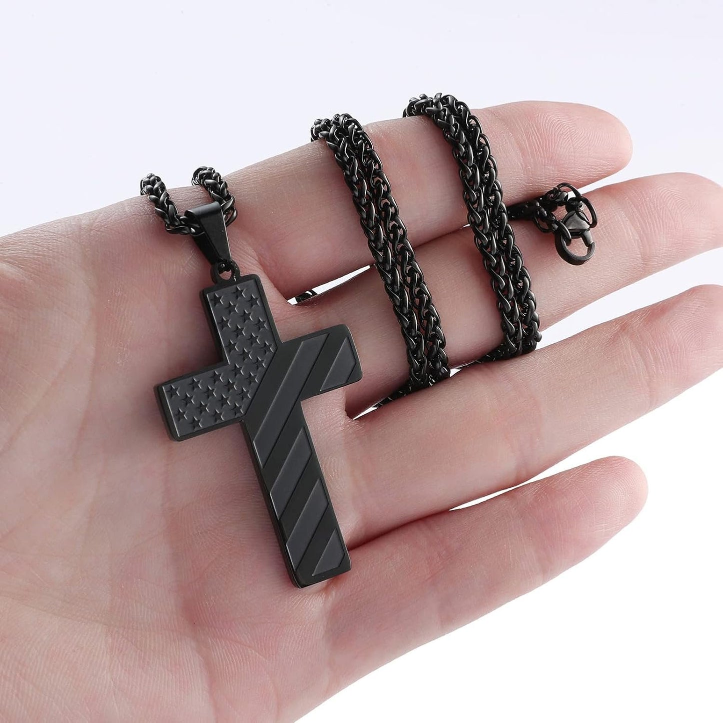 ✨Flag Cross Necklace,Best Gifts