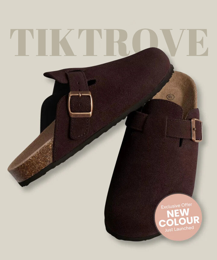 Genuine Suede Clogs by Tiktrove