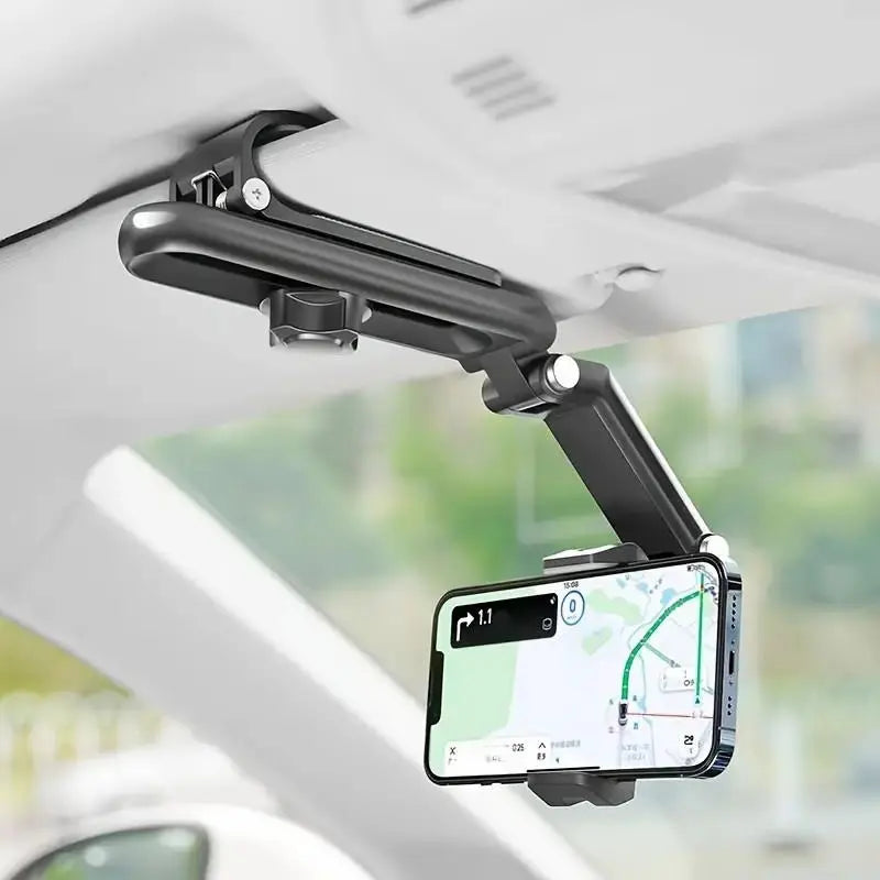 New 1080° Multi-function Sun Visor Universal 360 Degree Rotating Phone Holder