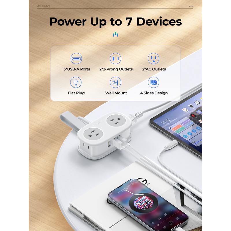 🔥7 in 1 Travel Power Strip