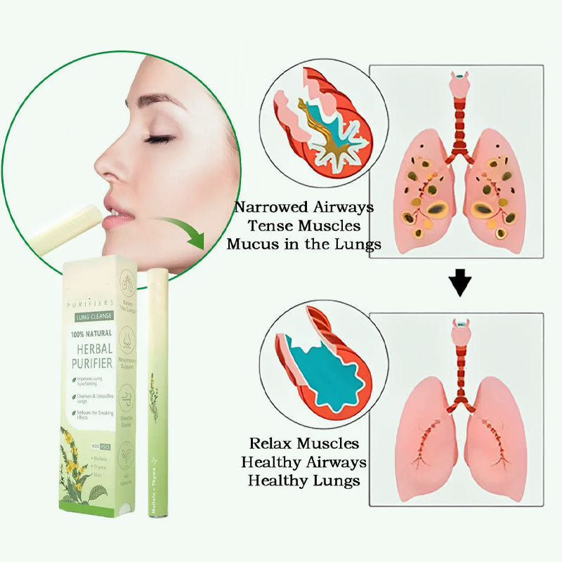 Mullein Relaxation Stick – Soothes Lungs, Detoxifies, Freshens Breath