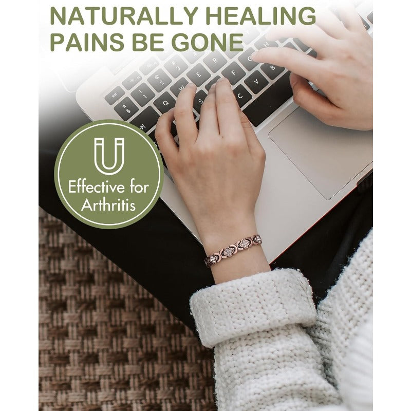 Tiktrove Adjustable Healing Magnetic Bracelet for Women