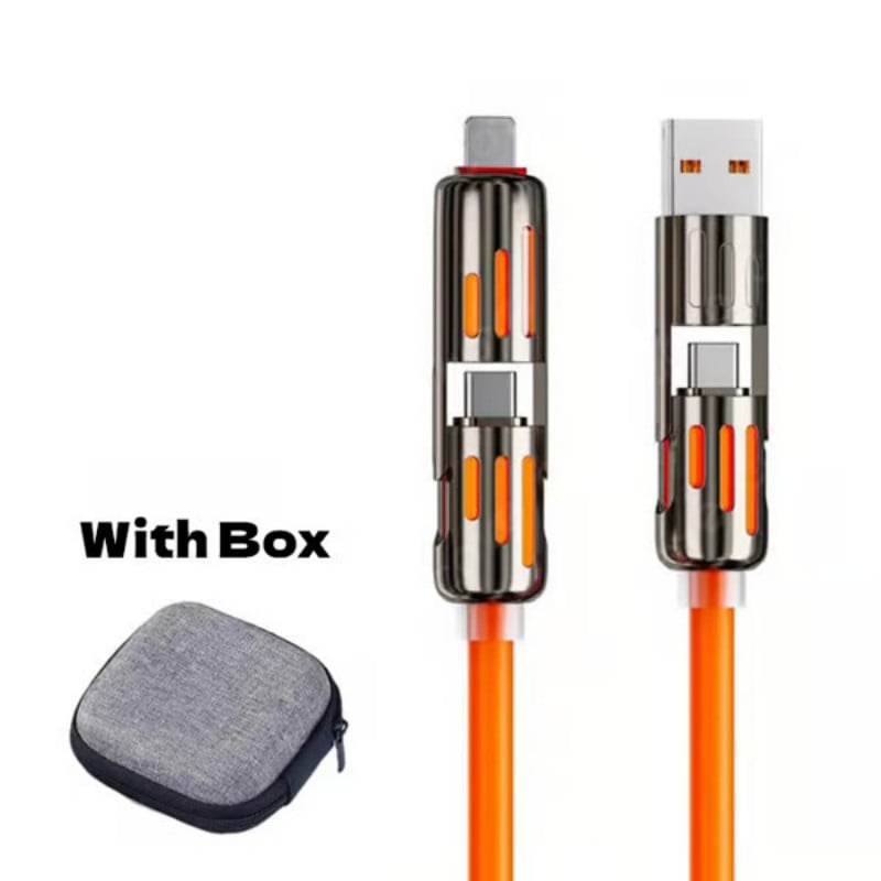 📲4-in-1 USB Charging Cable fast charging MAX 240W⚡
