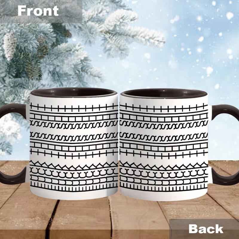 Hidden Message Coffee Mug Unique Gift for Work Bestie