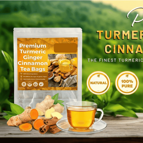 ๐100% Natural Turmeric Ginger Cinnamon Tea