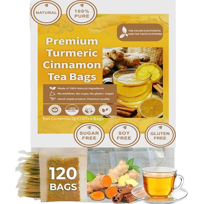 ๐100% Natural Turmeric Ginger Cinnamon Tea