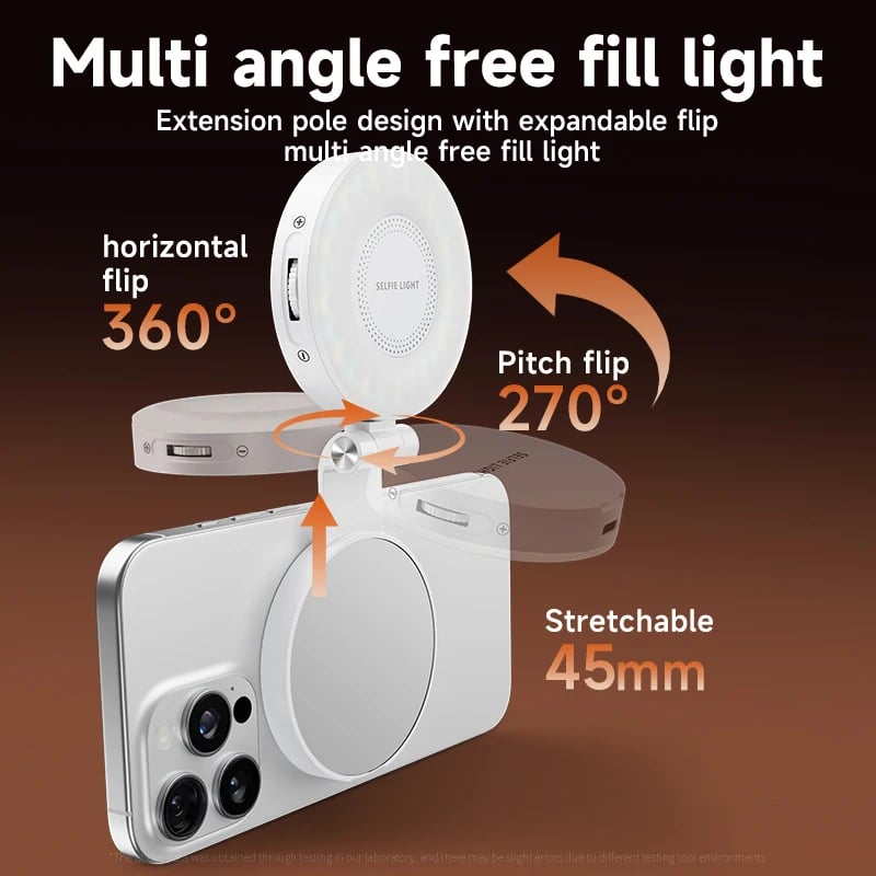 š„ 3-in-1 Magnetic Beauty Selfie Light for Phones