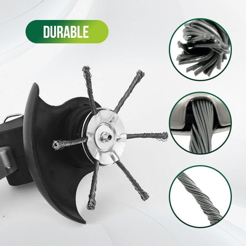BUY 2 GET 1 FREE6 inch Steel Wire Brush Cutter Trimmer Head