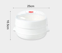 Round double-layer steamer