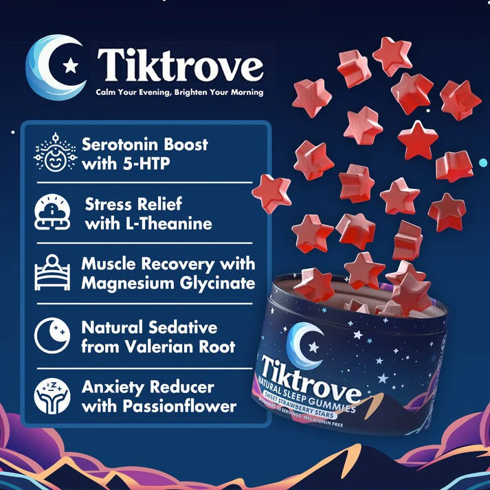 Tiktrove Natural Sleep Gummies