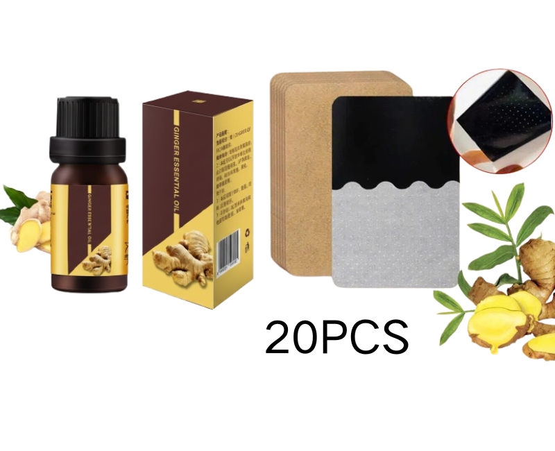 ⏳Time-Limited Special⏰ Ginger Pain Relief Patches – Natural Heat Therapy for Aches & Stiffness | Stick It Where It Hurts! 💆♀️