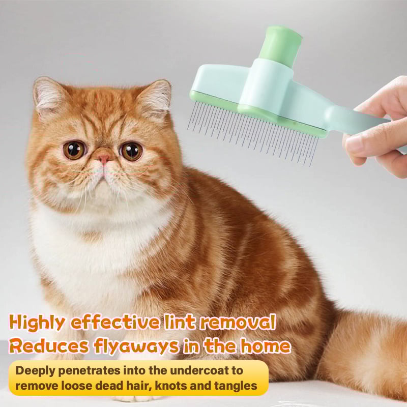 š„Self-cleaning Pet Flea Comb Grooming Brush