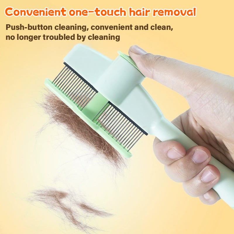 š„Self-cleaning Pet Flea Comb Grooming Brush