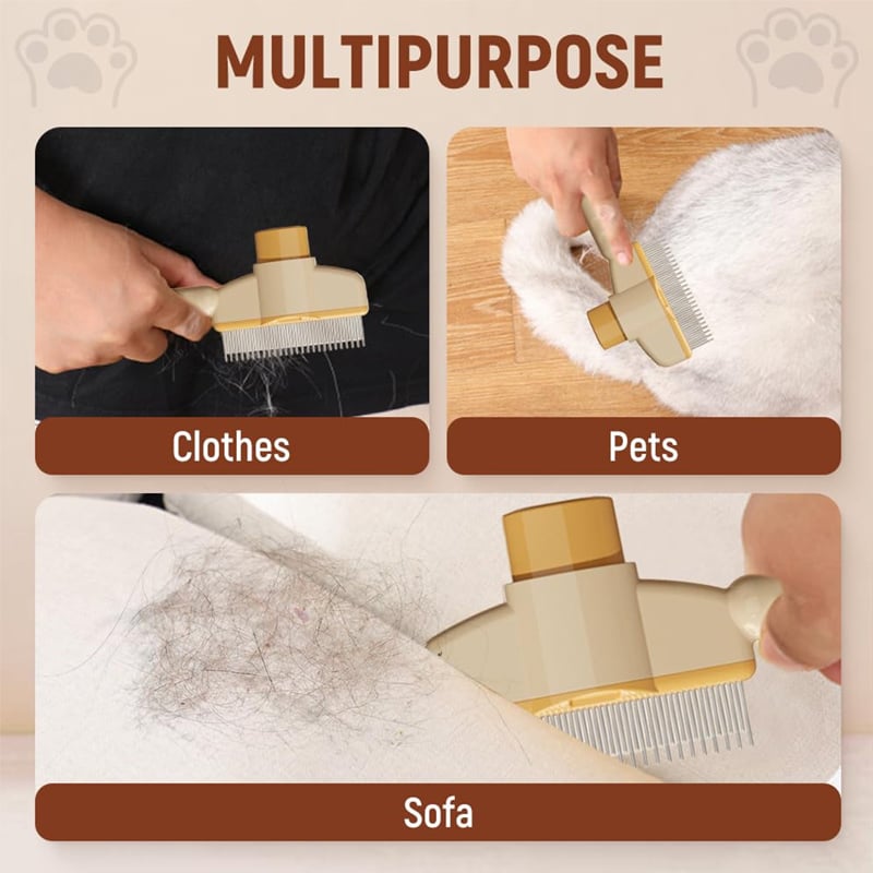 š„Self-cleaning Pet Flea Comb Grooming Brush