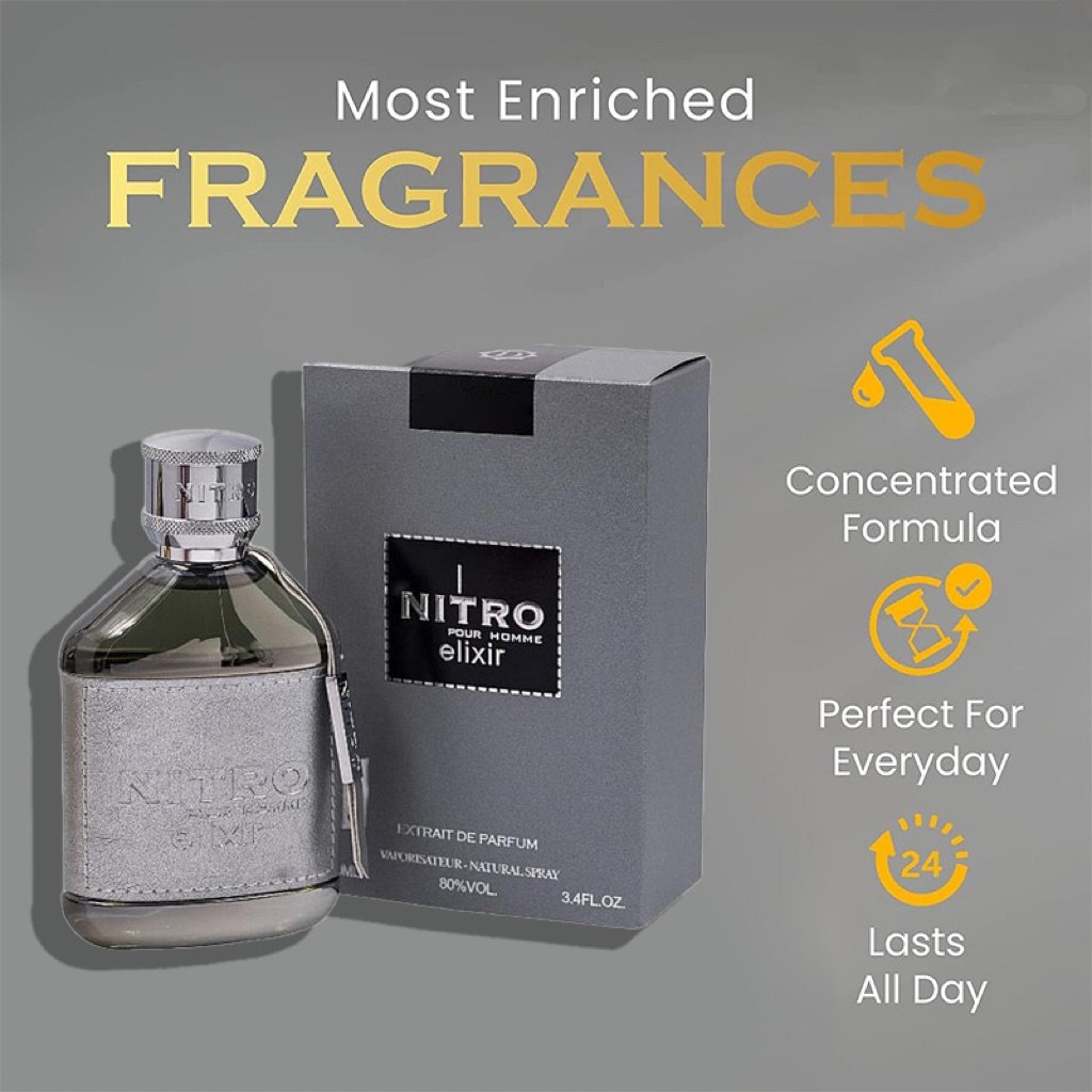 🌿Nitro Elixir Pour Homme - Extrait De Parfum for Men