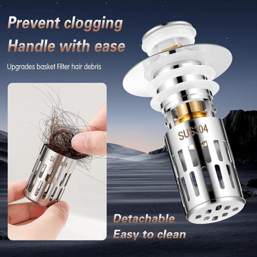 🔥Universal Stainless Steel Drain Strainer (BUY 2 GET 1 FREE)