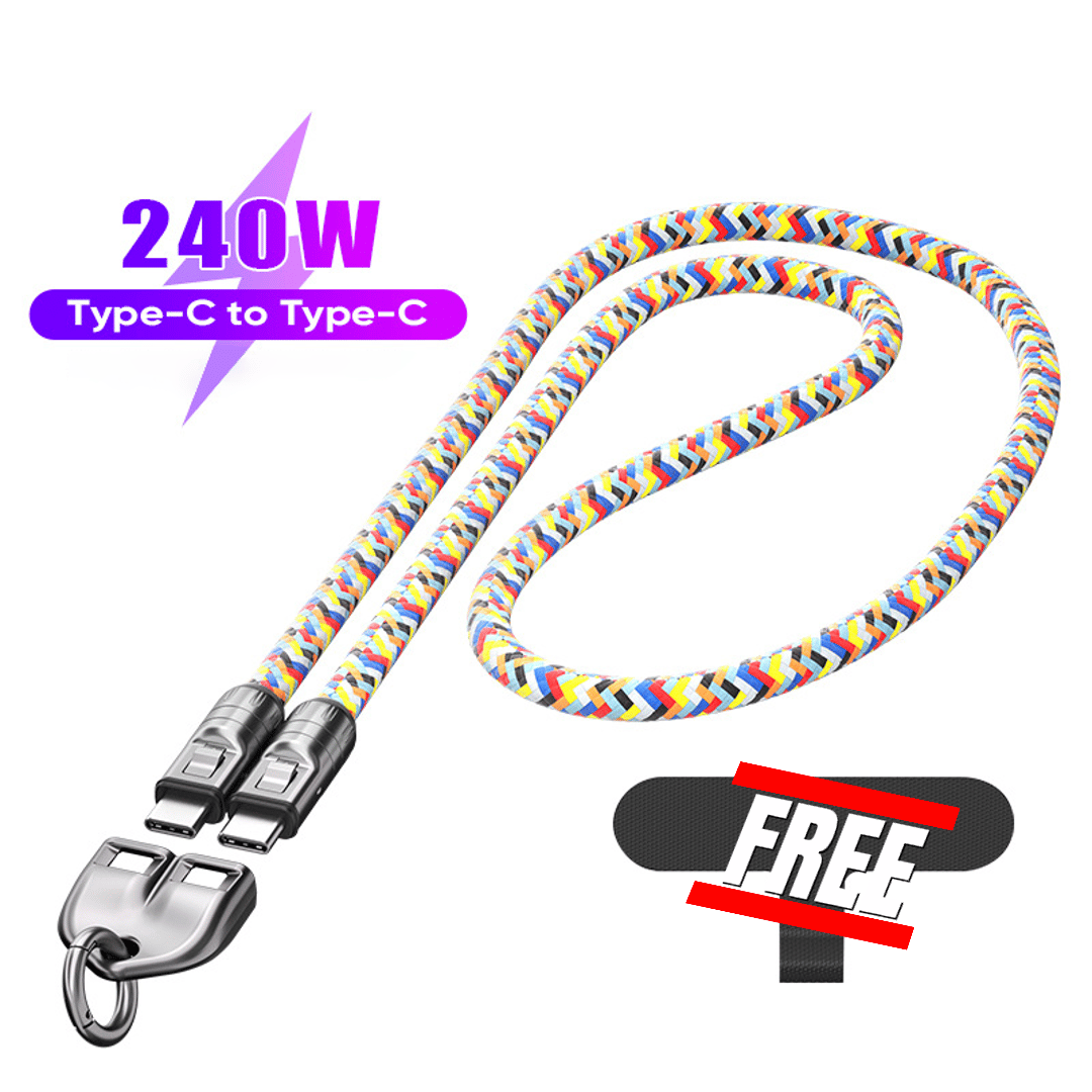 🔥240W USB-C Fast Charging Phone Lanyard