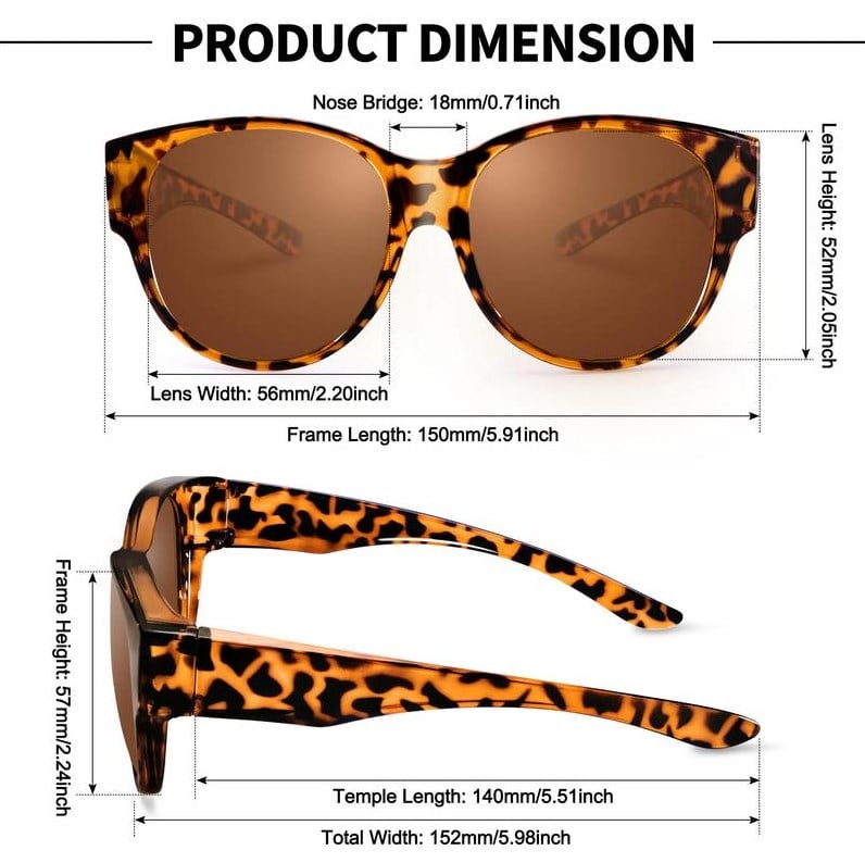 2025 New Polarized UV400 Protection Trendy Round Cat-eye Sunglasses ️