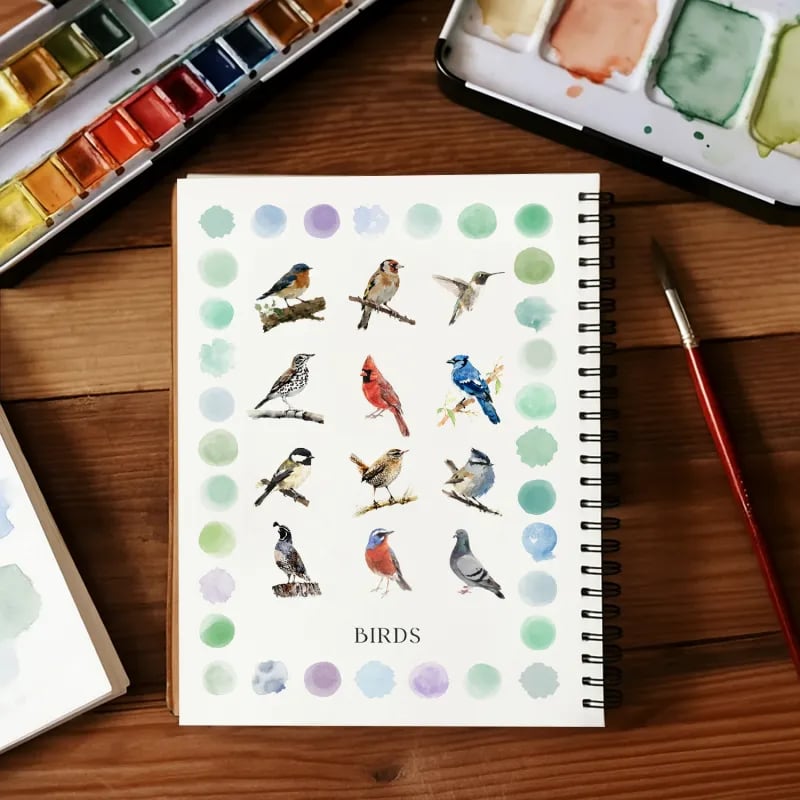 🔥🖼️Beginner-Friendly💕 Watercolor Workbook