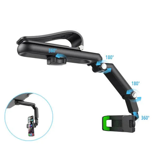 New 1080° Multi-function Sun Visor Universal 360 Degree Rotating Phone Holder