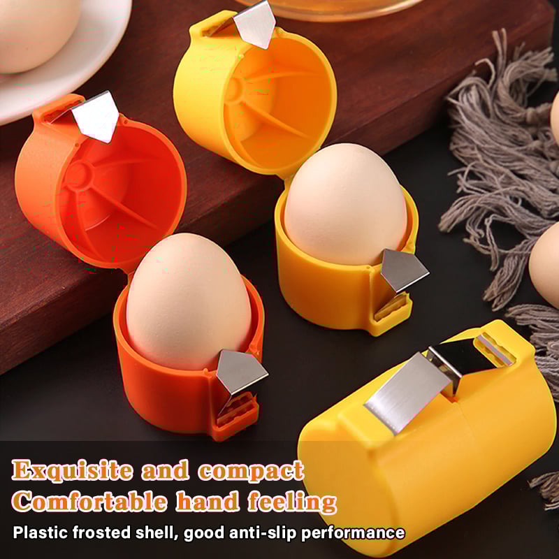 🎊Stainless Steel Egg Opener – Crack, Cut, and Separate Eggs Easily🍳