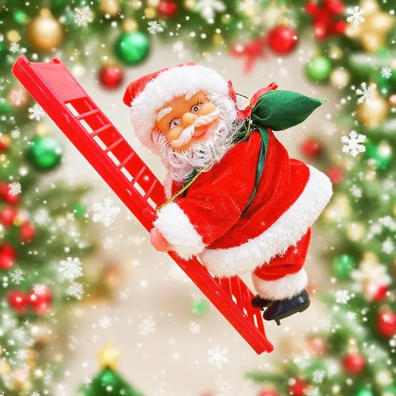 🎅Electric Bead Climbing Santa Claus Musical Toy