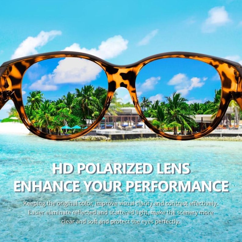 2025 New Polarized UV400 Protection Trendy Round Cat-eye Sunglasses ️