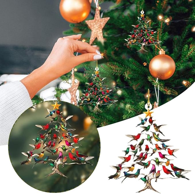 Hummingbird Christmas Ornament