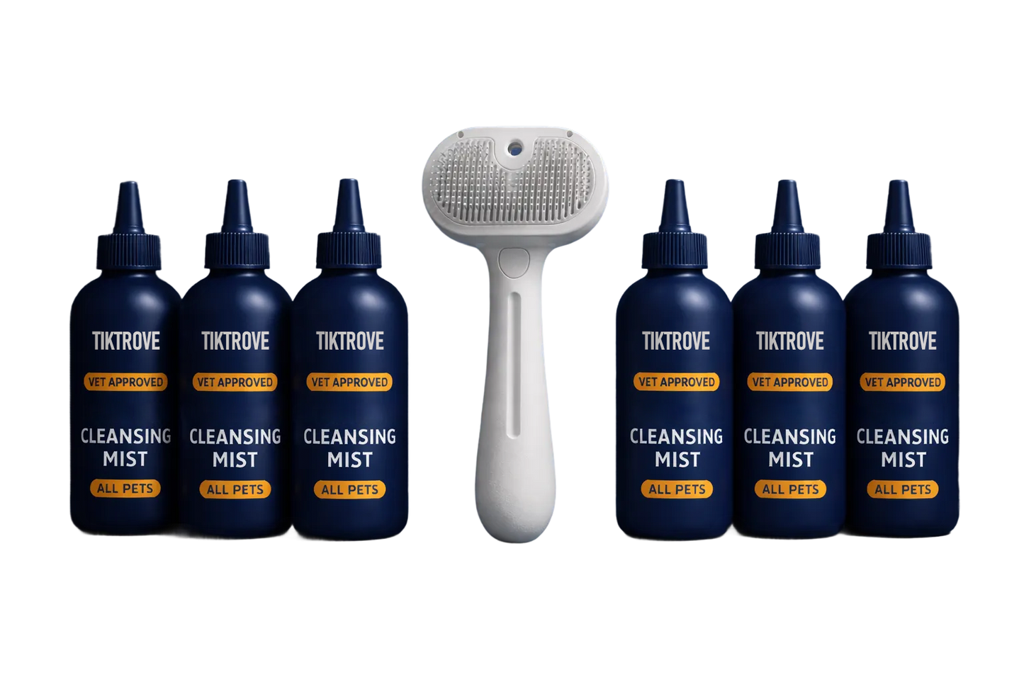 Tiktrove FreshFur Shower Brush + Cleansing Mist