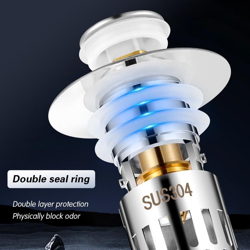 🔥Universal Stainless Steel Drain Strainer (BUY 2 GET 1 FREE)