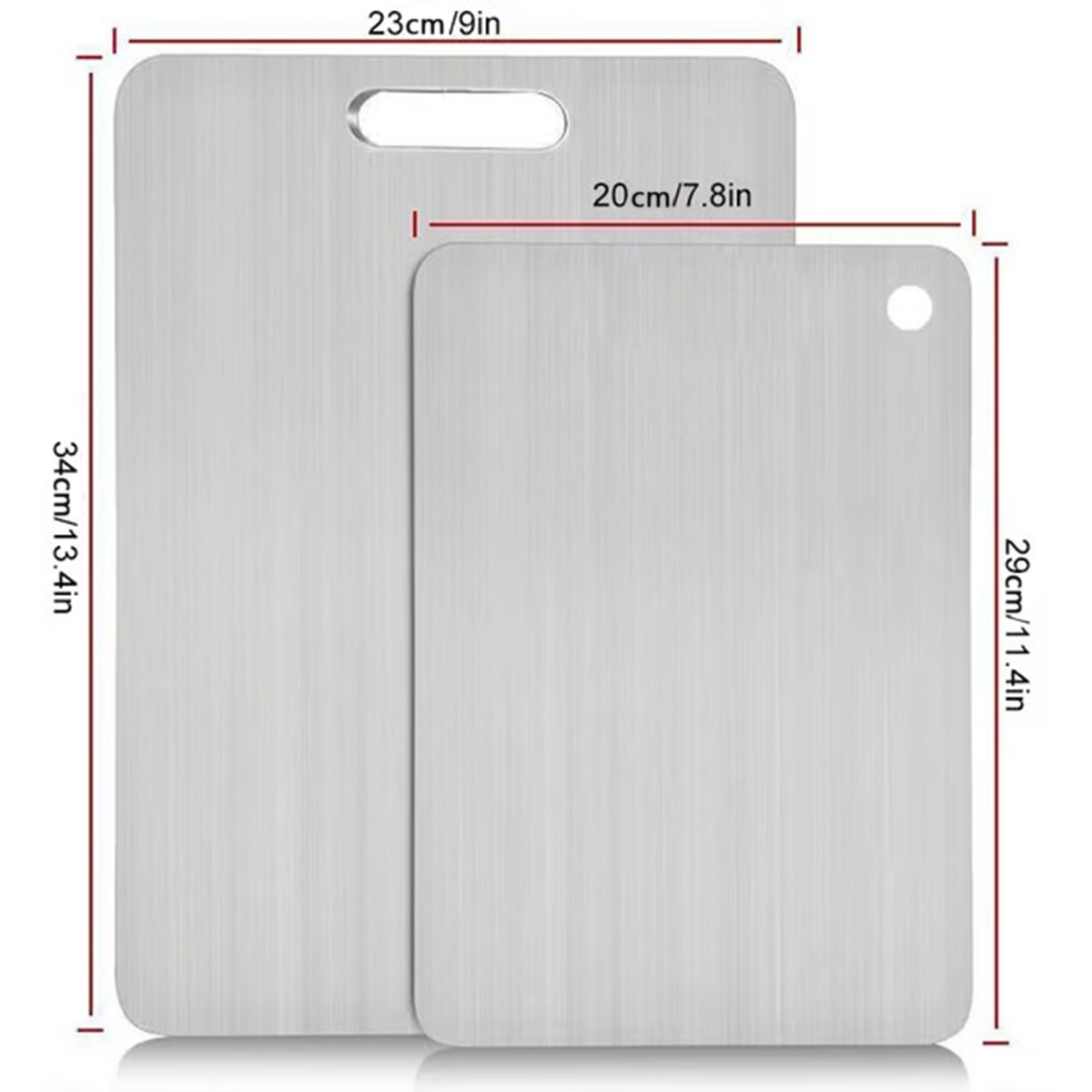 š„Stainless Steel Double Sided Chopping Board,Best Gifts