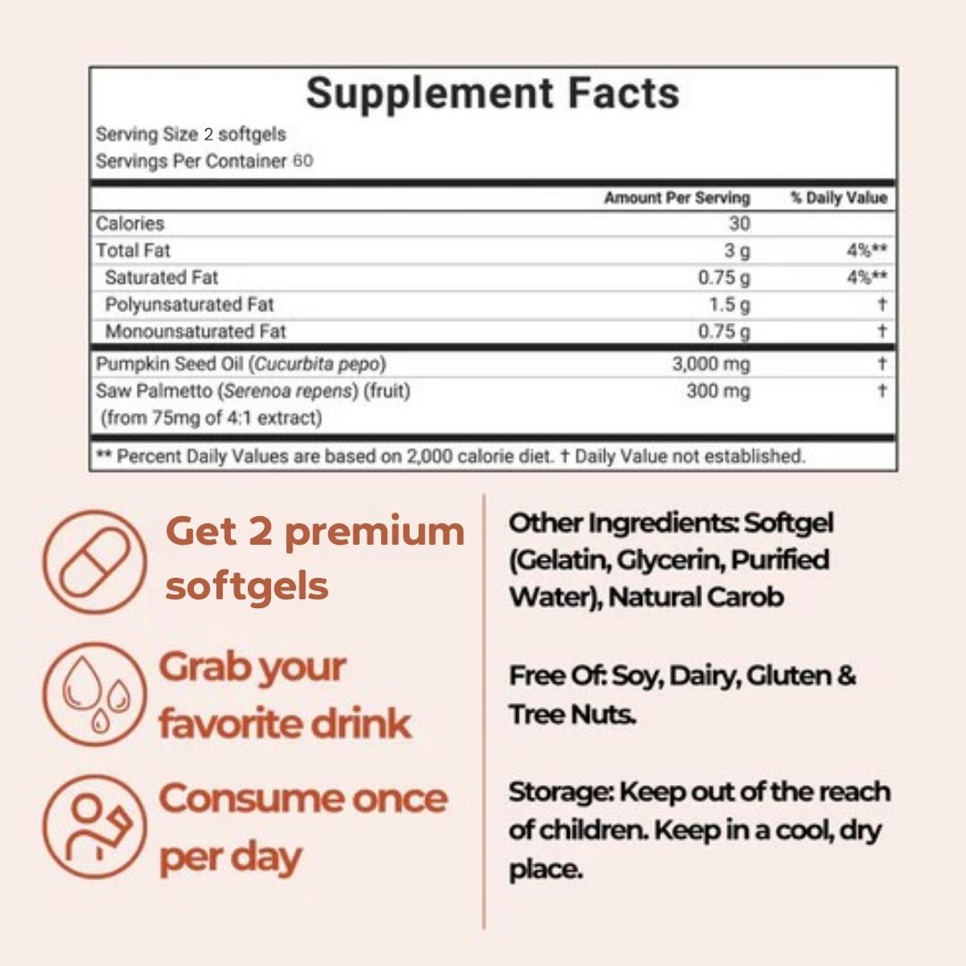 Pumpkin Seed Oil Softgels