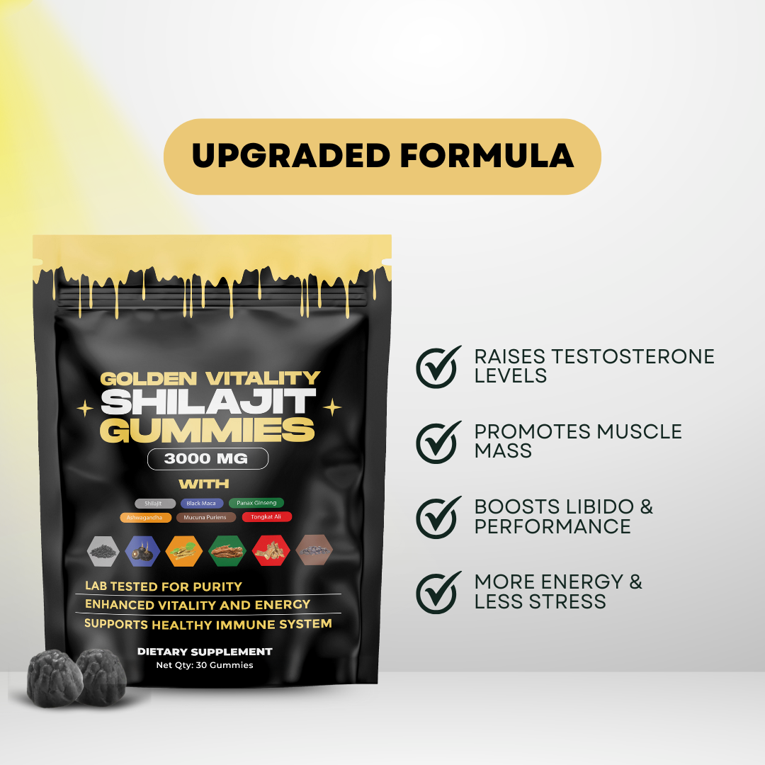 Ateticime Shilajit Gummies(Mixed Packaging Of Old And New)