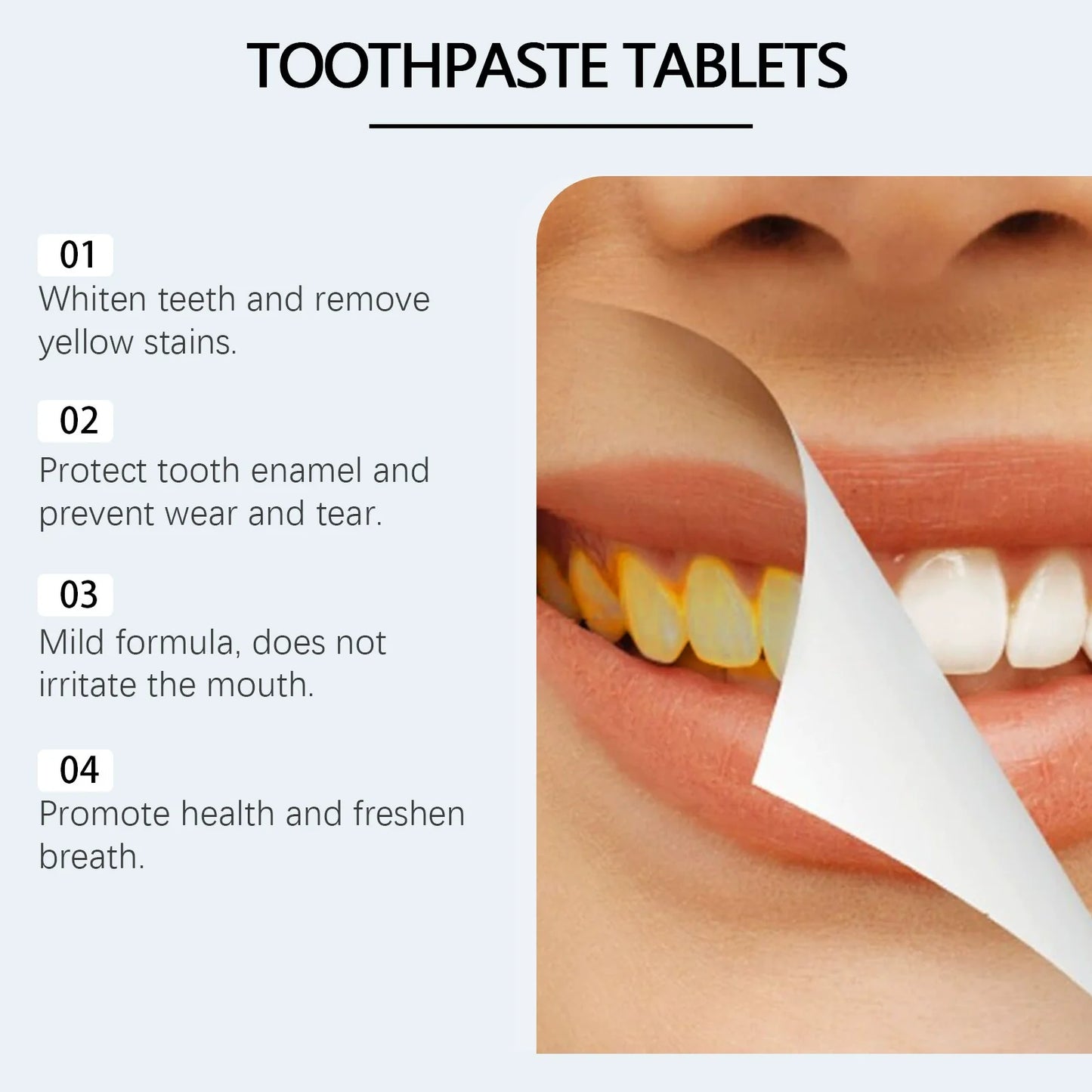 NOBS Toothpaste Tablets - Nano Hydroxyapatite, Fluoride Free