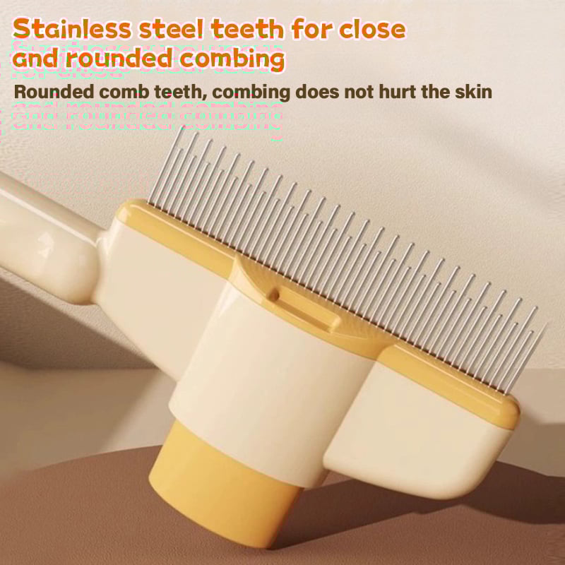 š„Self-cleaning Pet Flea Comb Grooming Brush
