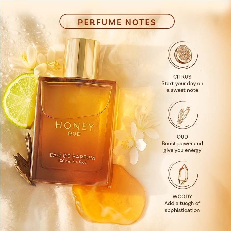 Organic Luxury Honey Oud Unisex Eau De Perfume (100ml)