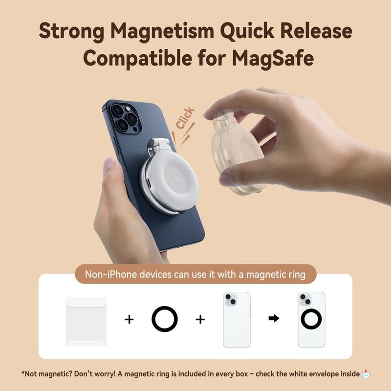 š„ 3-in-1 Magnetic Beauty Selfie Light for Phones