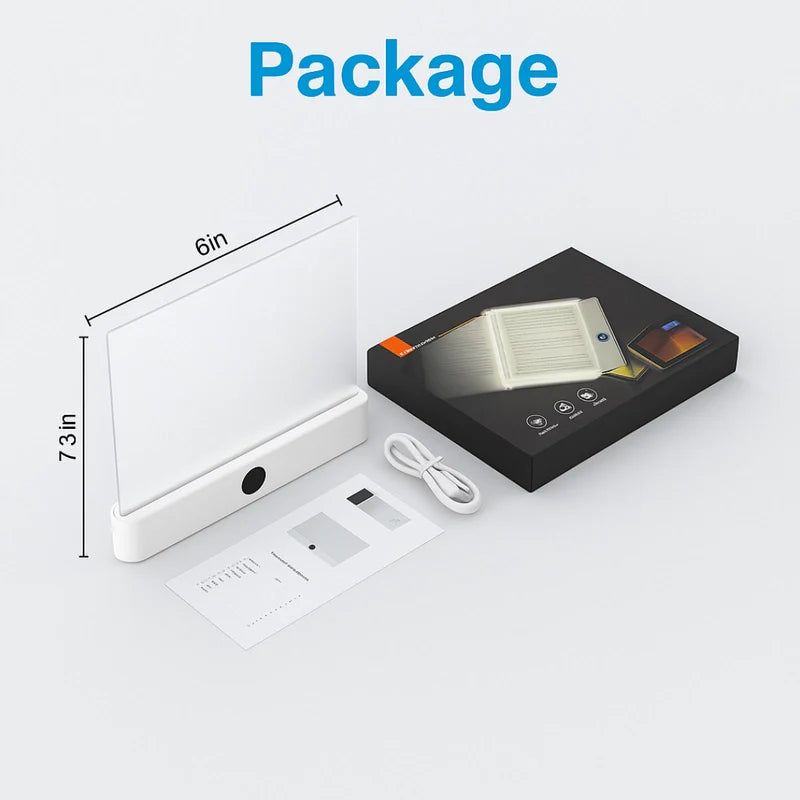 Smart LED Book Light - Read in Peace 🌙