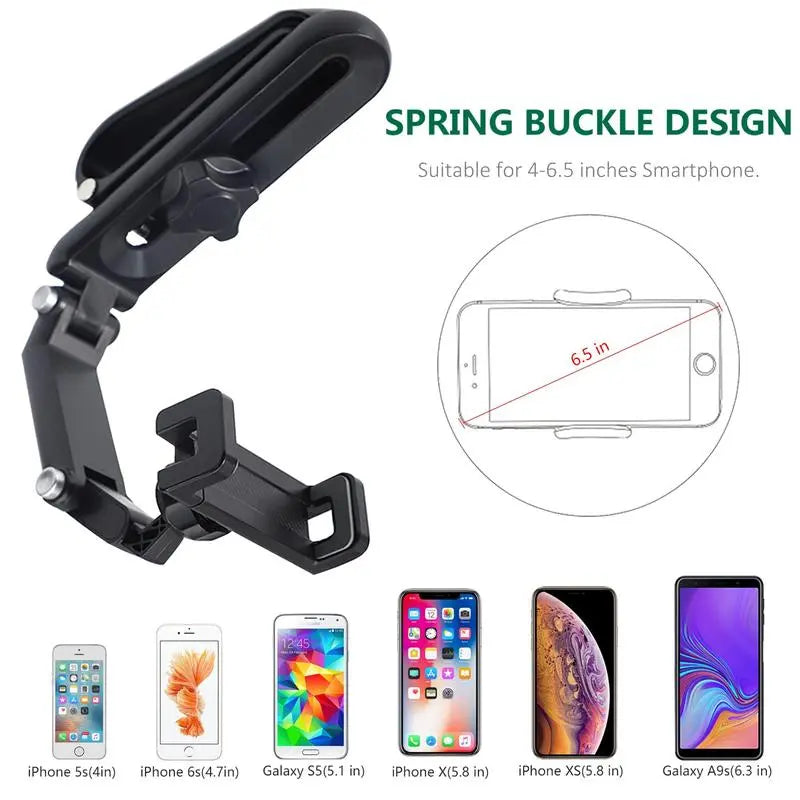 New 1080° Multi-function Sun Visor Universal 360 Degree Rotating Phone Holder
